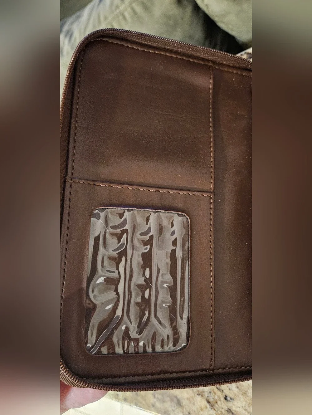 Enzo Baglioni Vintage Zippered 6-Ring Personal Organizer Planner - Brand New!